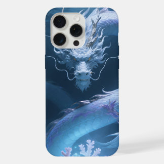 Chinese Water Dragon Art Fantasy Design With Coral iPhone 15 Pro Max Case