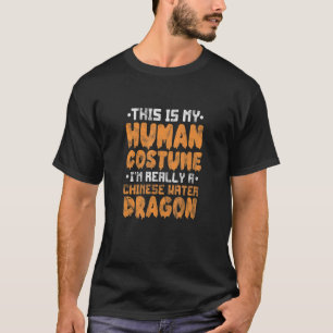 Chinese Water Dragon Human Costume Easy Halloween  T-Shirt