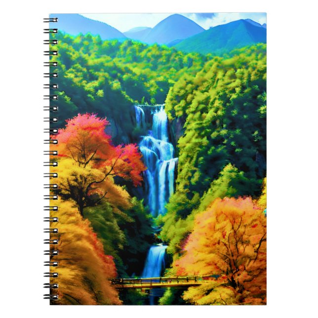 Chinese Waterfall Notebook (Front)