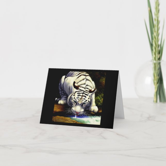 Chinese White Tiger (13) Card (Front)