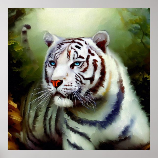 Chinese White Tiger (22) Poster (Front)