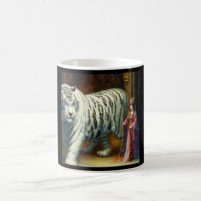 Chinese White Tiger (31) Coffee Mug (Center)