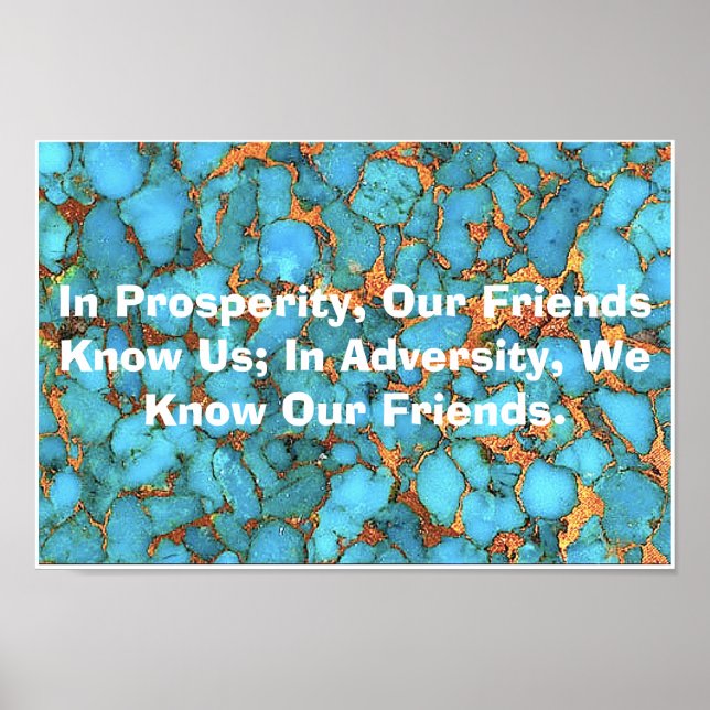 "Chinese Words of Wisdom Poster" Poster (Front)