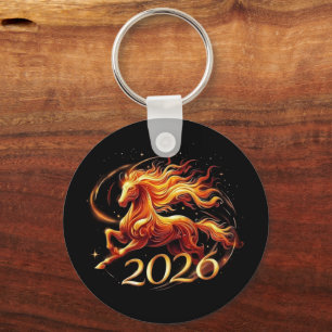 Chinese Year of Horse 2026 Celebrations Keychain