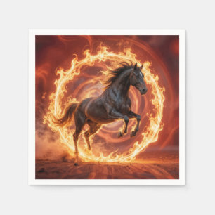 Chinese Year of the Fire Horse Napkin