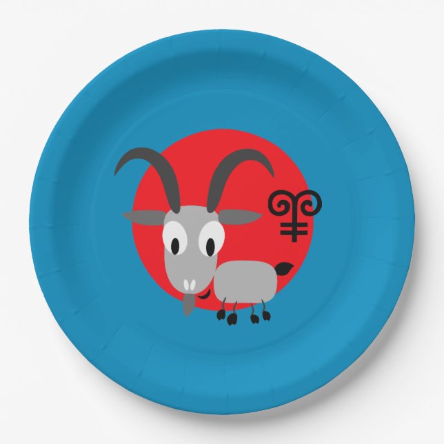 Chinese Year of the Goat Paper Plates (Front)