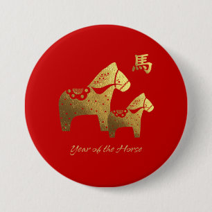 Chinese Year of the Horse Gift Buttons