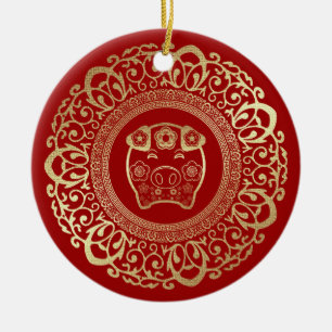 Chinese Year of the Pig Gift Ornaments