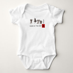 Chinese Year of the Rat   Custom Year Baby Bodysuit