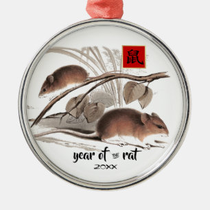 Chinese Year of the Rat Gift Ornaments