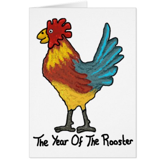 Chinese Year Of The Rooster Card