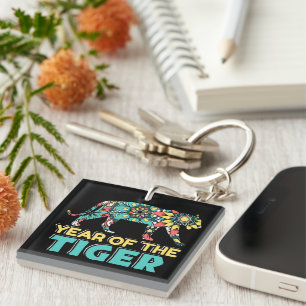 Chinese Year of the Tiger - Mandala Keychain