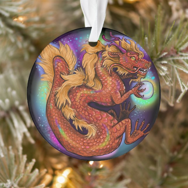 Chinese Zodiac 2024 Year of the Dragon Ornament (Tree)