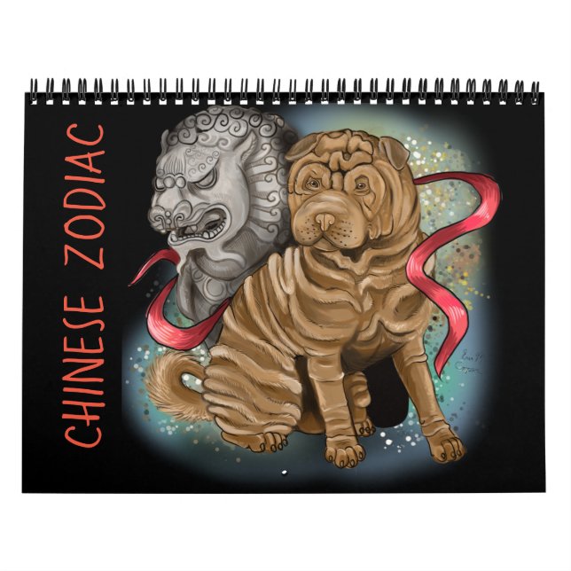 Chinese Zodiac Animal Sign Calendar (Cover)