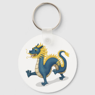 Chinese Zodiac Dragon Astrology Sign Keychain