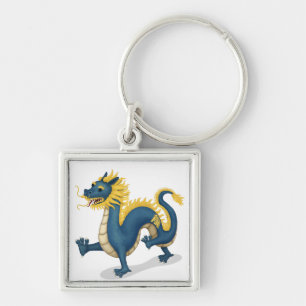 Chinese Zodiac Dragon Cute Astrology Sign Keychain