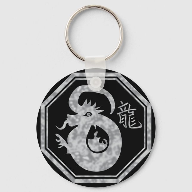 Chinese Zodiac Dragon Sign Keychain (Front)