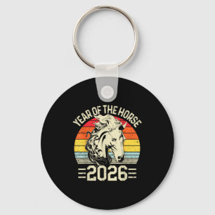 Chinese Zodiac Horse2026 Decorations Year Of The H Keychain