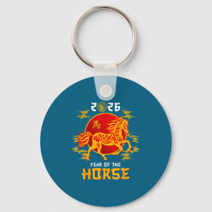 Chinese Zodiac Horse2026 Decorations Year Of The H Keychain