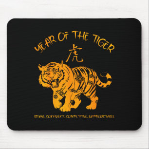 Chinese Zodiac Lunar New Year Astrology Horoscope  Mouse Pad
