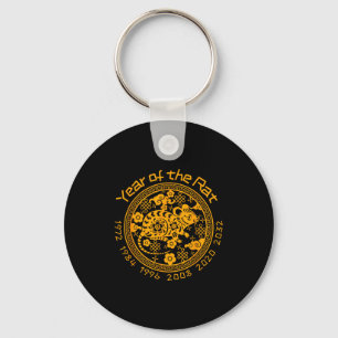 Chinese Zodiac New Year Of The Rat Sign  Keychain
