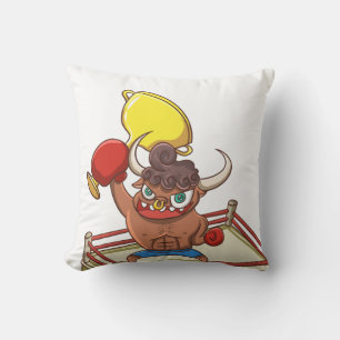 Chinese zodiac pattern-Cow Crossbody Bag Throw Pillow