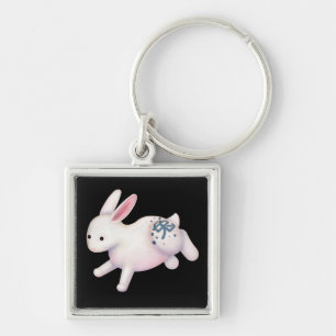Chinese Zodiac Rabbit Cute Astrology Sign Keychain