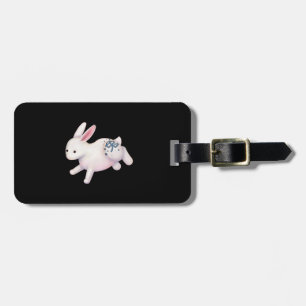 Chinese Zodiac Rabbit Cute Astrology Sign Luggage Tag