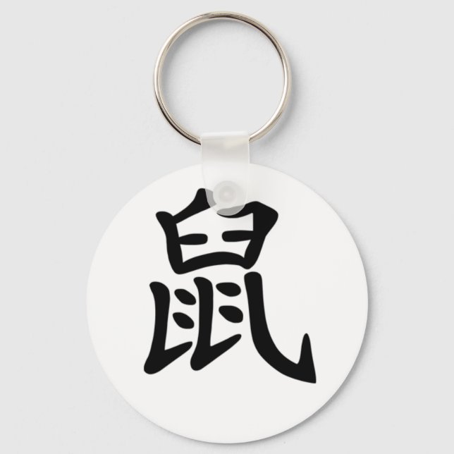 Chinese Zodiac - Rat Keychain (Front)