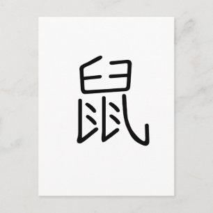 Chinese Zodiac - Rat Postcard
