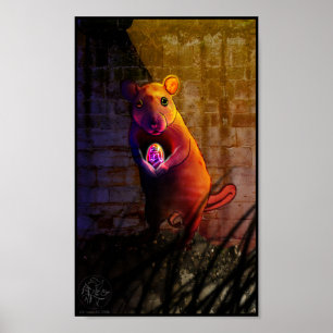 Chinese Zodiac Rat Poster