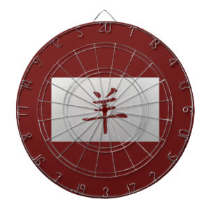 Chinese zodiac sign Goat red Dartboard