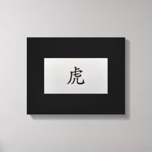 Chinese zodiac sign Tiger black