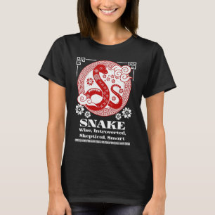 Chinese Zodiac Snake Personality T-Shirt