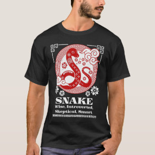 Chinese Zodiac Snake Personality T-Shirt