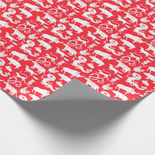 Chinese Zodiac Wrapping Paper