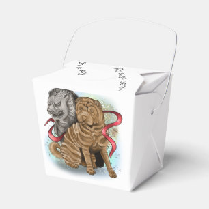 Chinese Zodiac Year of the Dog Favor Box