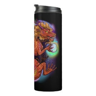 chinese zodiac year of the dragon thermal tumbler