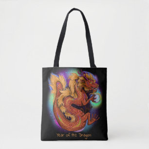 Chinese Zodiac Year of the Dragon Tote Bag