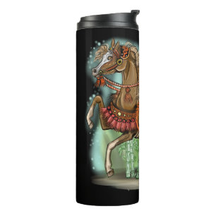 Chinese zodiac year of the horse thermal tumbler