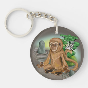 Chinese zodiac year of the monkey keychain