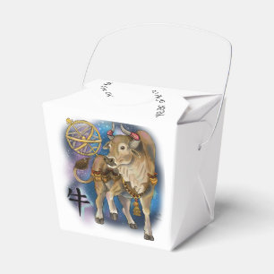 Chinese Zodiac Year of the Ox Favor Box