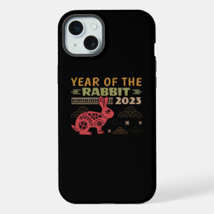 Chinese Zodiac Year of the Rabbit 2023 iPhone 15 Plus Case