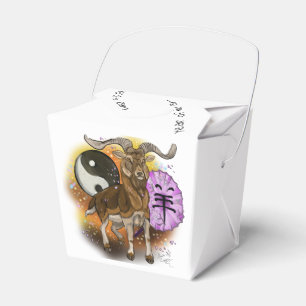 Chinese Zodiac Year of the Ram Favor Box