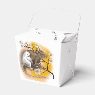 Chinese Zodiac Year of the Rat Favor Box