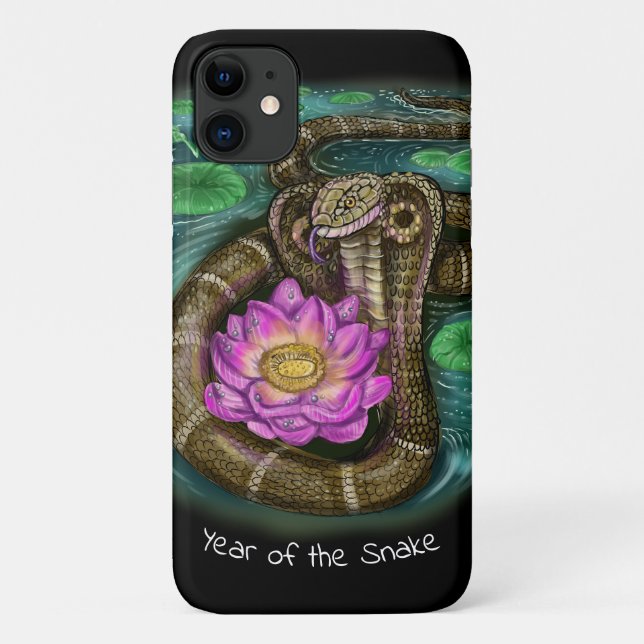 Chinese Zodiac Year of the Snake Case-Mate iPhone Case (Back)