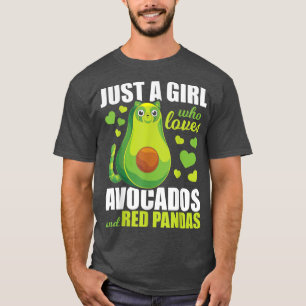 Chinese Zoo Animal Lover Girls Avocado Women Red P T-Shirt