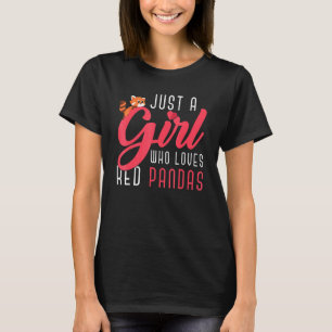 Chinese Zoo Animal Wildlife Just A Girl Who Loves T-Shirt