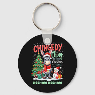 Chingedy Ching The Italian Christmas Donkey Heehaw Keychain