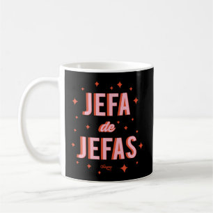 Chingona Inc Jefa De Jefas Blue Small Coffee Mug